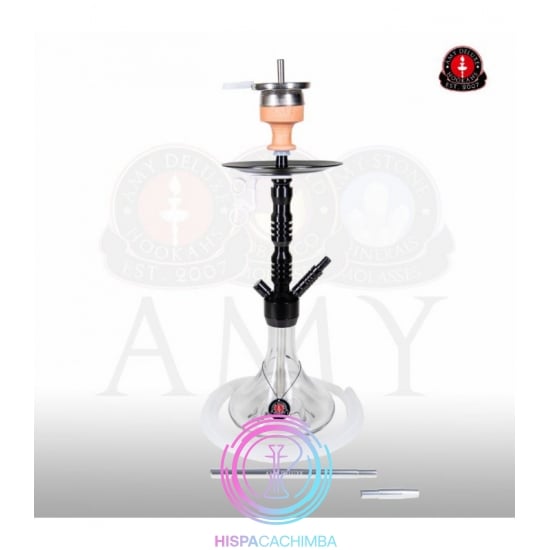 Cachimba Amy 073.02 Alu Sierra S Black Clear