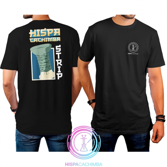 Camiseta Strip negra