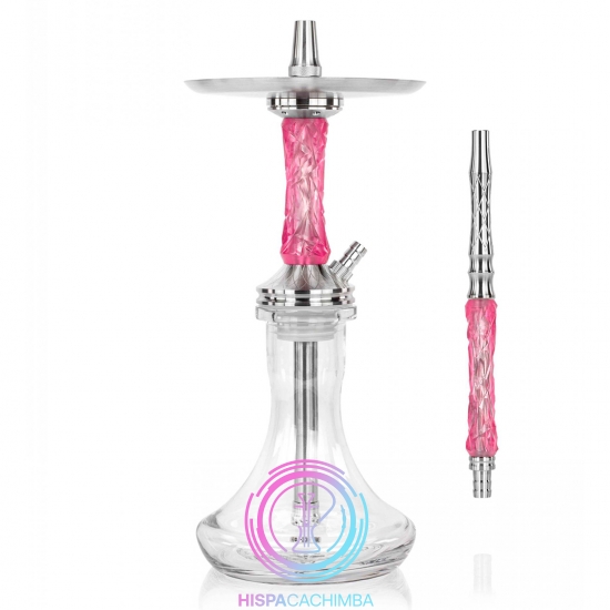 Ocean Hookah Mini Kaif S 2nd Edition Rock Steel Clear Pink