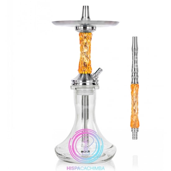 Ocean Hookah Mini Kaif S 2nd Edition Rock Steel Clear Orange