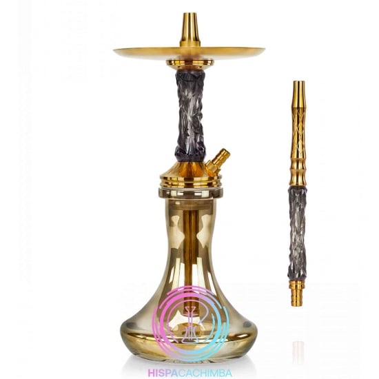 Ocean Hookah Mini Kaif S 2nd Edition Rock Gold Black