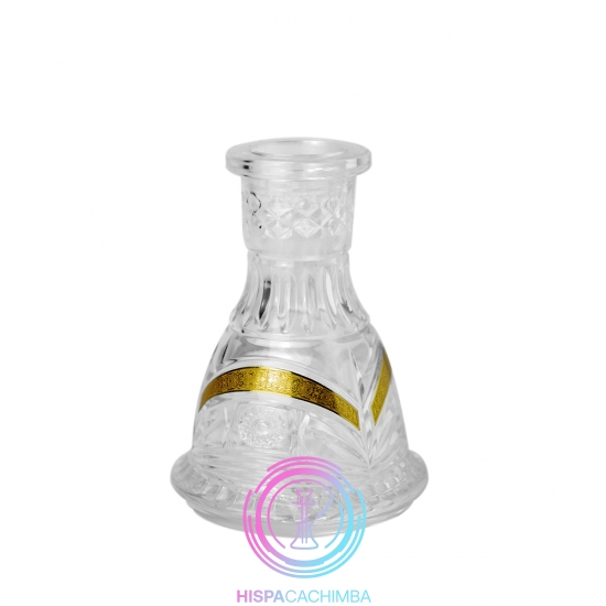 Base Mr Shisha Micro  Clear Gold Cut