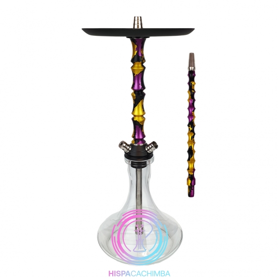 Cachimba Mamay Customs Asian Anod Purple Yellow Camo