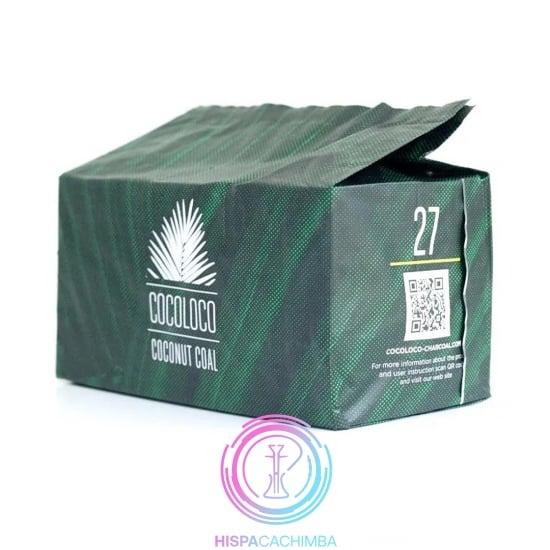 Carbon natural para cachimba CocoLoco 27mm 1Kg