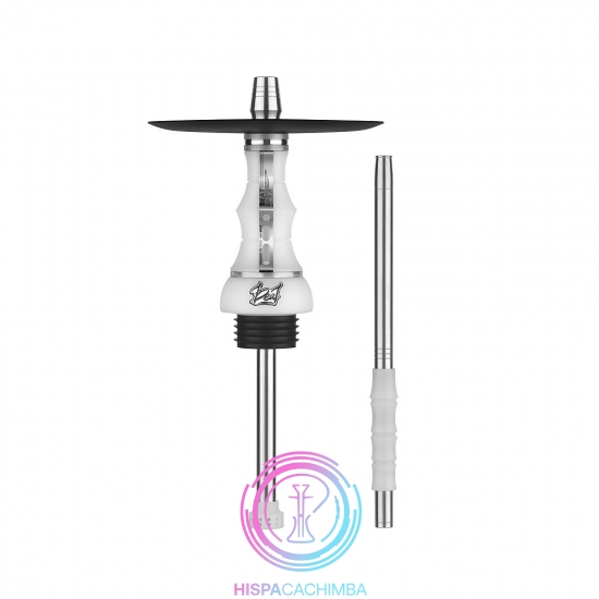 Cachimba Alpha Hookah Mini Beat White Silver