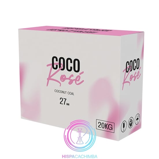 Pack 20Kg Carbon Natural CocoRose 27MM